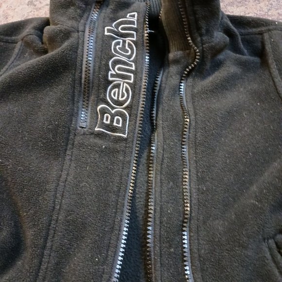 Boys Bench Black Fleece Zippered Jacket Size 5-6 YRS - Picture 12 of 13